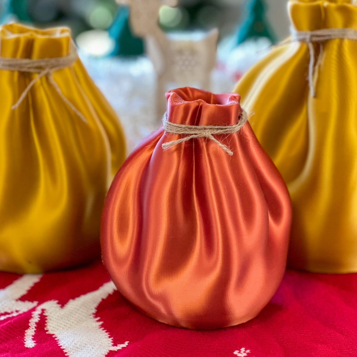 Festive Bag Vase