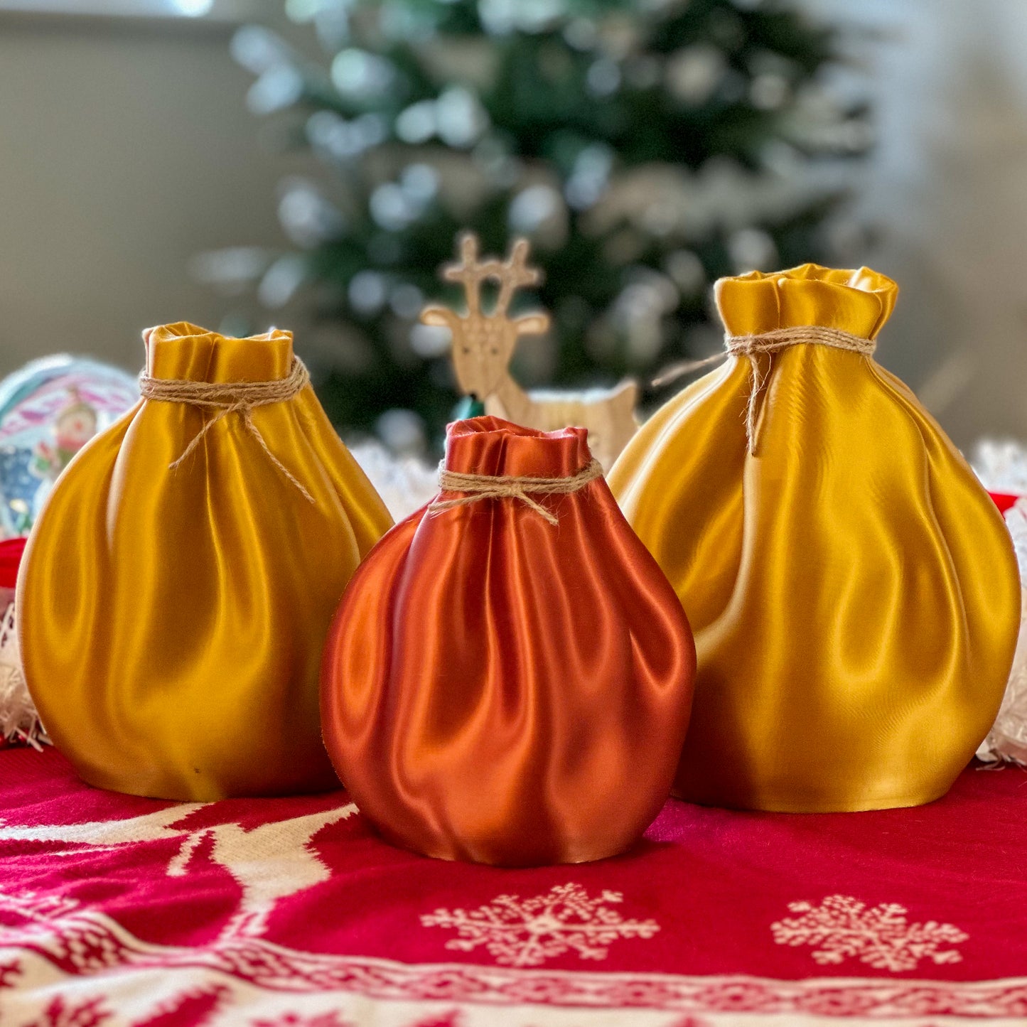 Festive Bag Vase